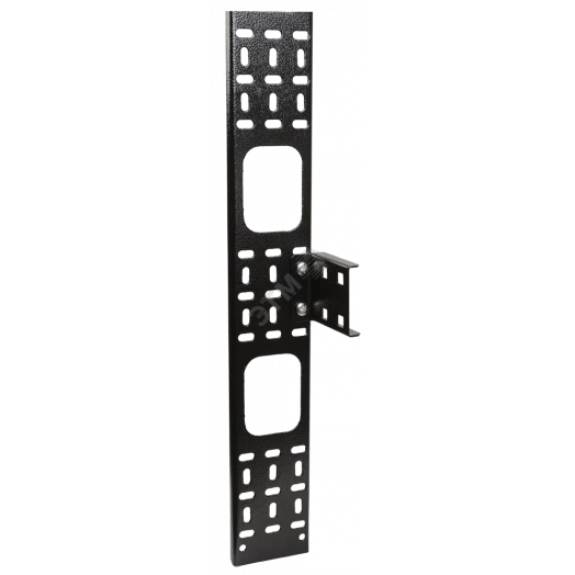 Органайзер кабельный вертикальный 33U 75x12мм черный