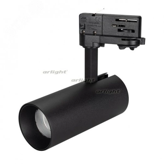 Светильник трековый SP-POLO-TRACK-LEG-R65-8W Day4000 (BK-BK, 40 deg) (ARL, IP20 Металл, 3 года)