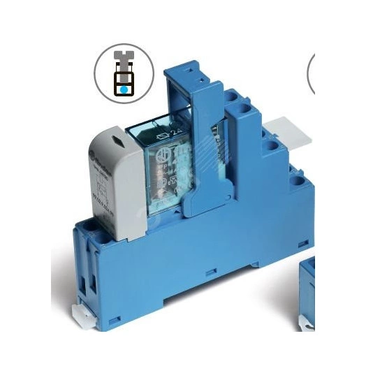 Интерфейсные модули реле с клипсой-держателем, Светодиод + диод, Контакты AgNi+Au, 2CO 8A, 24VDC