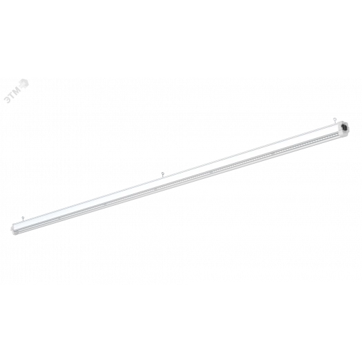 Светильник LED L-trade II 130 EASY LOCK 112Вт Г30 4000К прозрачный рассеиватель IP66 подвесной