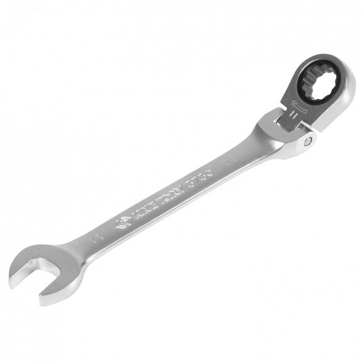 Ключ трещоточный комбинированный с шарниром 11 мм