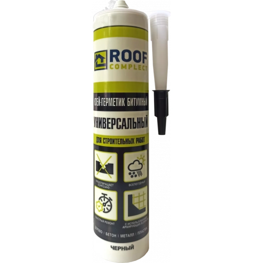Герметик битумный Roof Complect (300мл/12шт)