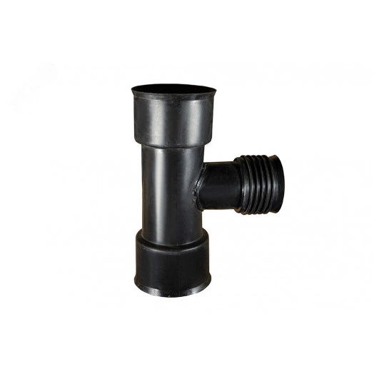 Тройник сварной ПЭ для гофрированной трубы 90 град. 200х200