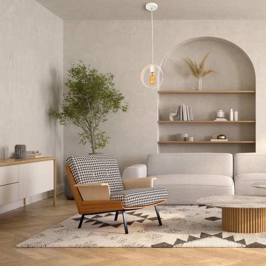 Светильник Дакар 211 бел.муар НСБ 01-60-172 ИМ