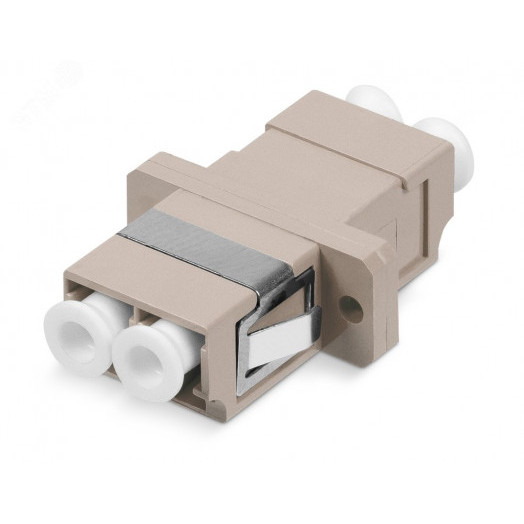 Соединитель проходной LC-LC duplex, MM(для многомодового кабеля), корпус пластмассовый (SC Adapter Simplex dimension)
