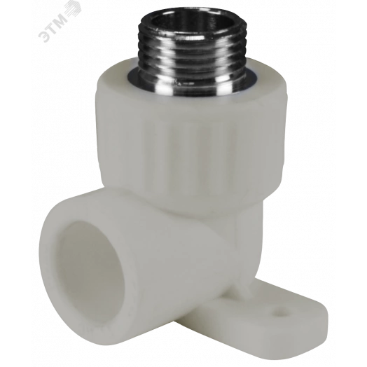 Угол с наружной резьбой (простое крепление) 25х1/2 (60/15)  СЕРЫЙ