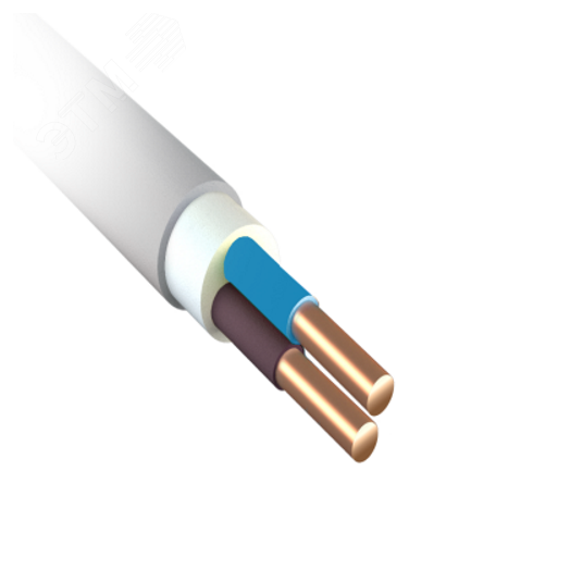 Кабель силовой NYM 2х2.5 ТРТС(5м)