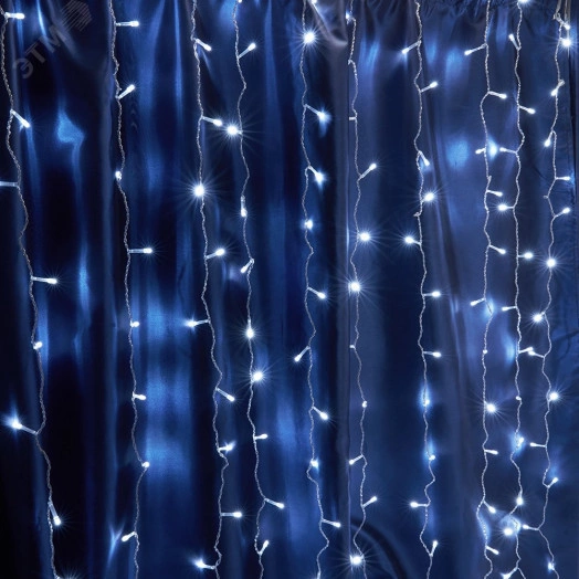 Гирлянда занавес LED 5000К 2х1.5м IP44