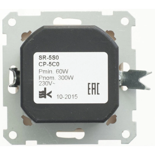 Диммер поворотный 300ВТ механизм слоновая кость