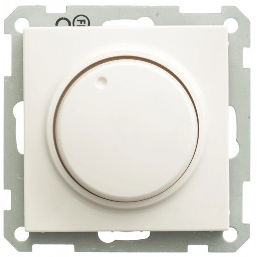 Диммер поворотный 300ВТ механизм слоновая кость