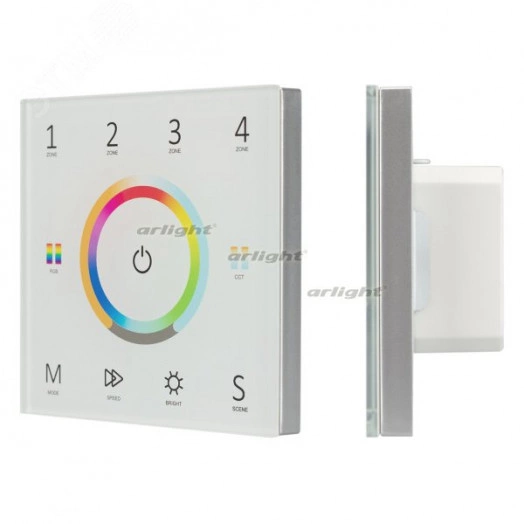 Панель Sens SMART-P67-MULTI White (230V, 4 зоны, 2.4G) (ARL, IP20 Пластик, 5 лет)