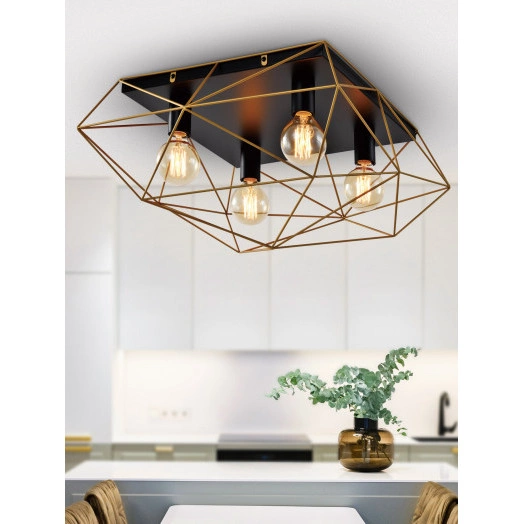 Светильник потолочный Rivoli Roxana 4097-304 4 х Е27 40 Вт дизайн для натяжных потолков