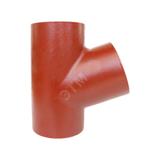 Тройник чугун SML Ду 50х50х45гр безраструбный