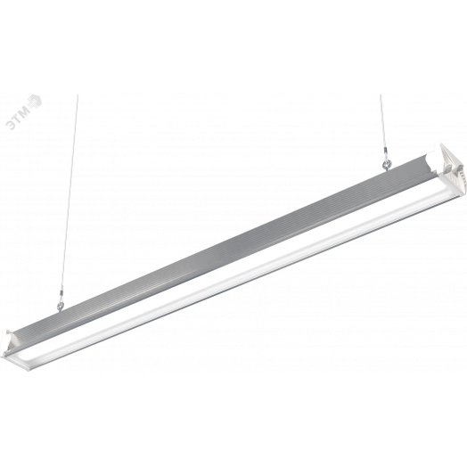 Светильник LED L-industry NEW 48Т 46Вт Д 4000K микропризм подвесн крепл IP54 облегч корпус
