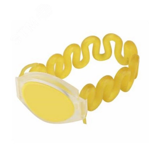 Браслет IL-13E ремешок змейка непрозрачный (Желтый)