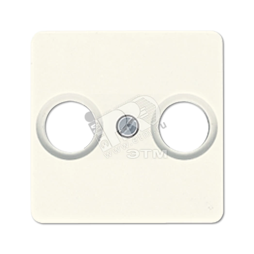 Крышка для телевизионной розетки  слоновая кость