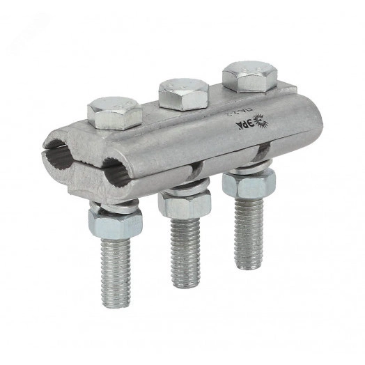 Зажим плашечный ПС-2-1 (9,1-12,0 мм2) 2 болта (Б0038781) ЭРА