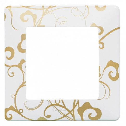 Valena LIFE Рамка 1 пост Ампир белый универсальная