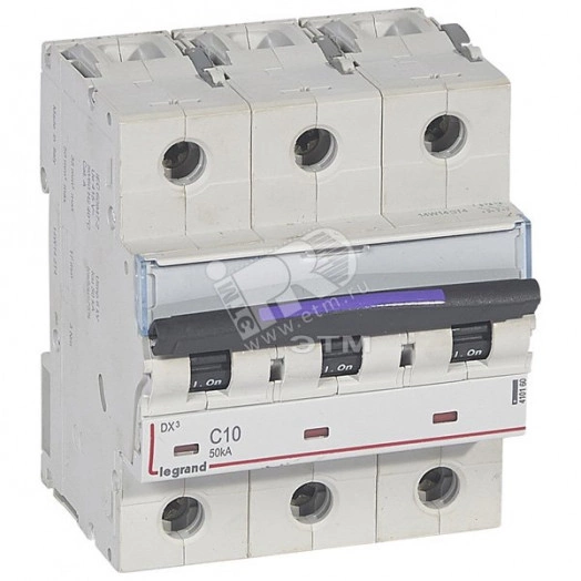 Выключатель автоматический DX3 50кА 10А 3П C