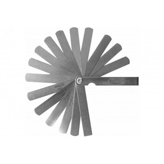 Комплект щупов 15 пластин 0.05-0.6 мм