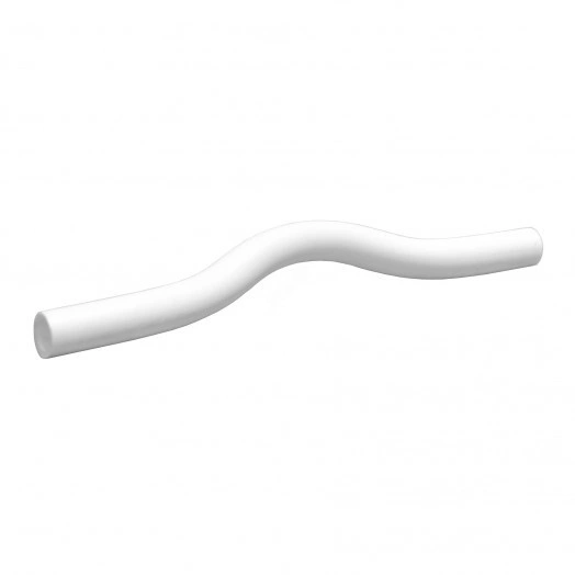 Обводное колено 20 мм полипропиленовый PPR белый