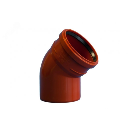 Отвод для наружной канализации 45 град. 110