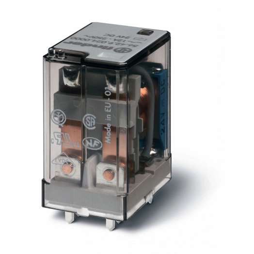 Миниатюрные силовые реле, PCB, Контакты AgNi, 2CO 12A, Упаковка с 1 реле