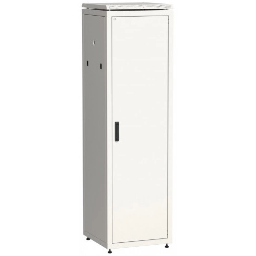 Шкаф сетевой 19дюйм ITK LINEA N 42U 600х600 мм металлическая передняя дверь серый