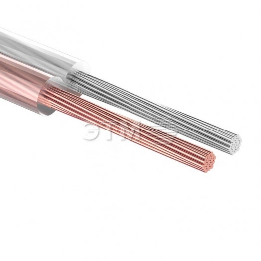 Кабель акустический 2х1.00 кв.мм, прозрачный SILICON, 5 м