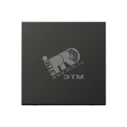 Клавиша 1-я для выключателей и кнопок  без подсветки. Серия LS990  Материал- металл  Цвет- антрацит