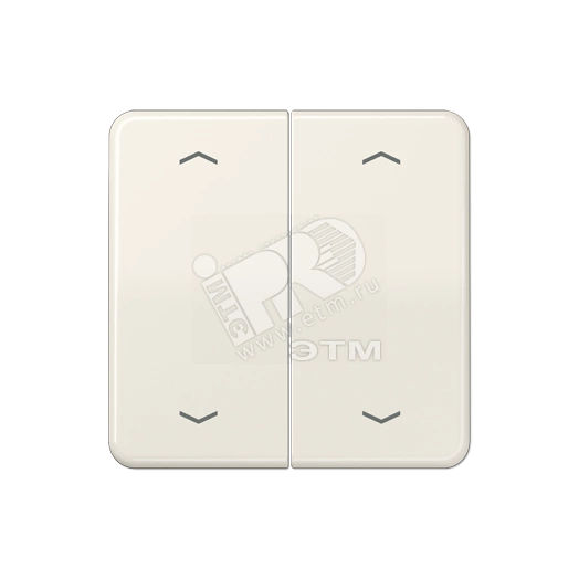 Клавиши для сдвоенной кнопки BCU  слоновая кость