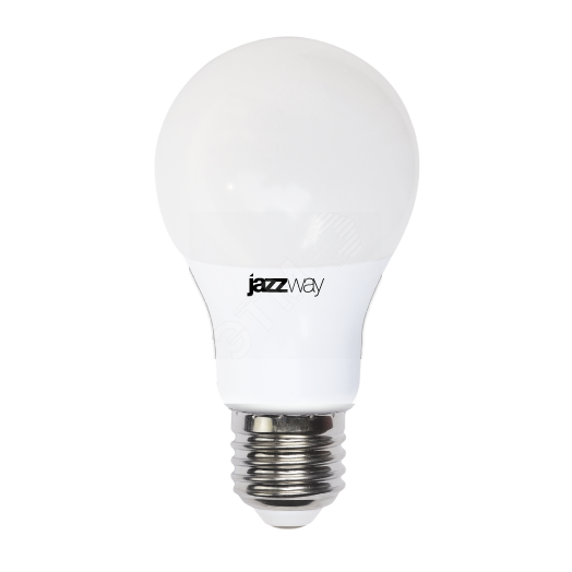 Лампа светодиодная LED 12w E27 4000K груша 230/50 Jazzway