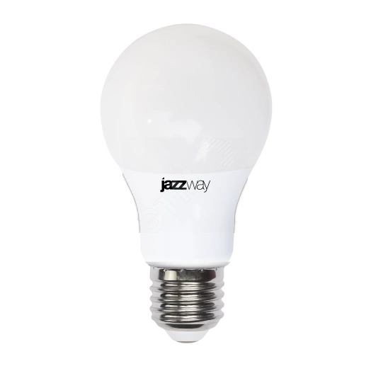 Лампа светодиодная LED 12w E27 4000K груша 230/50 Jazzway