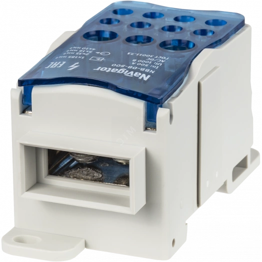 Блок распределительный на DIN-рейку,РБ-500,Navig.