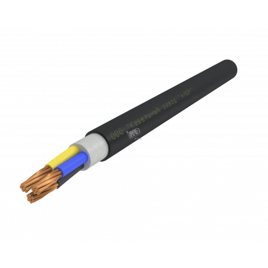Кабель силовой ППГнг(А)-HF 3х25мк -1 многопроволочный черный (барабан)