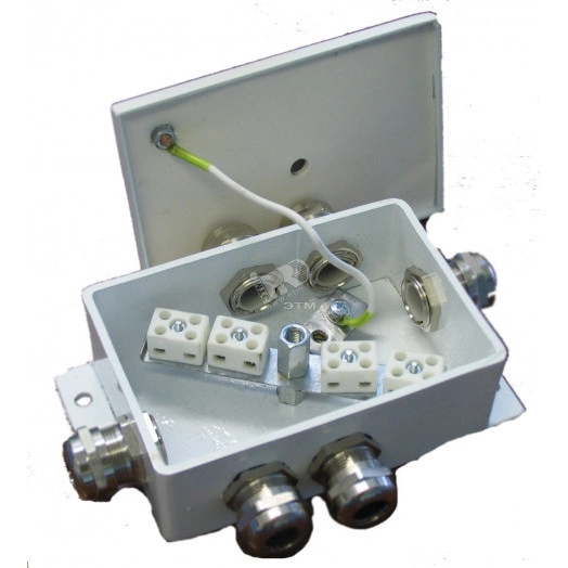 Коробка монтажная огнестойкая КМ-О(8к*6,0)-IP66-d четыре ввода BCEF-К13-18