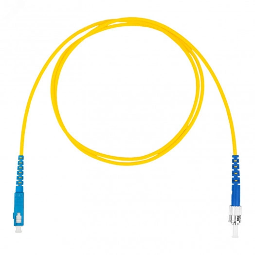 Шнур оптический коммутационный (патч-корд), SC-ST симплекс simplex OS2, нг(А)-HF, желтый, 10 м