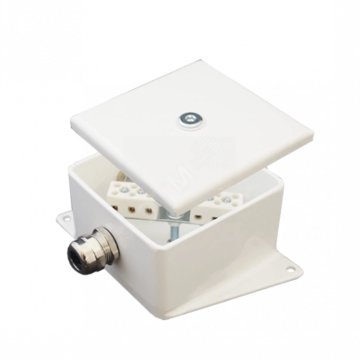 Коробка монтажная огнестойкая КМ-О (6к*60)-IP66-100х100 два ввода BC