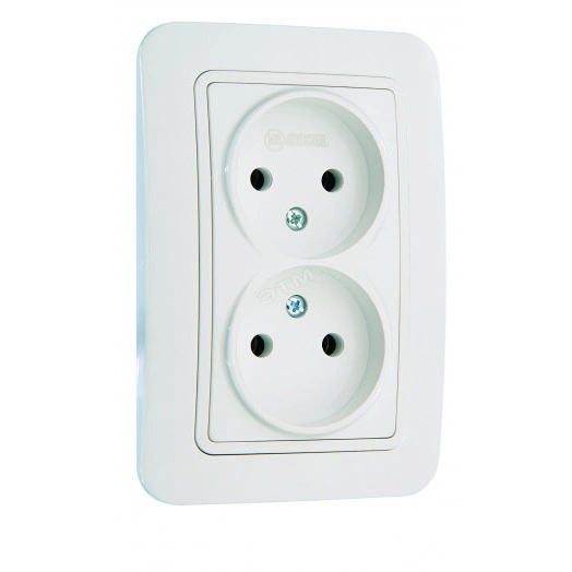 Lillium бел/бел розетка б/з 2-ая