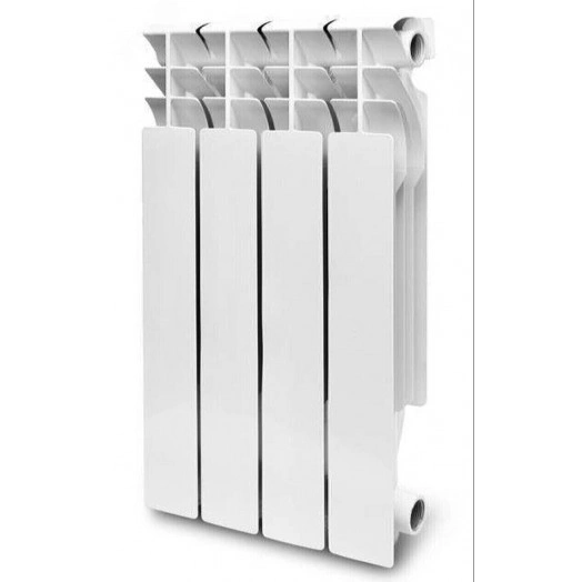 Радиатор алюминиевый секционный 500/100/12 боковое подключение