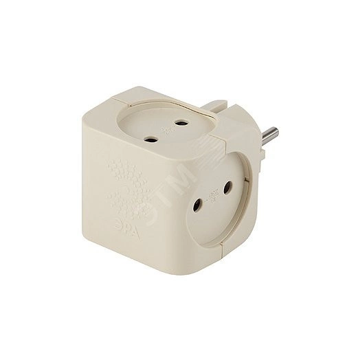 Тройник 4гн, без заземл (сл. кость) (10/60/2640) SP-4-I