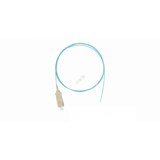 Шнур опт монтажный, MM 50/125 OM3, SC/UPC, LSZH, 0.9мм, аква, 1м, уп-ка 2шт.