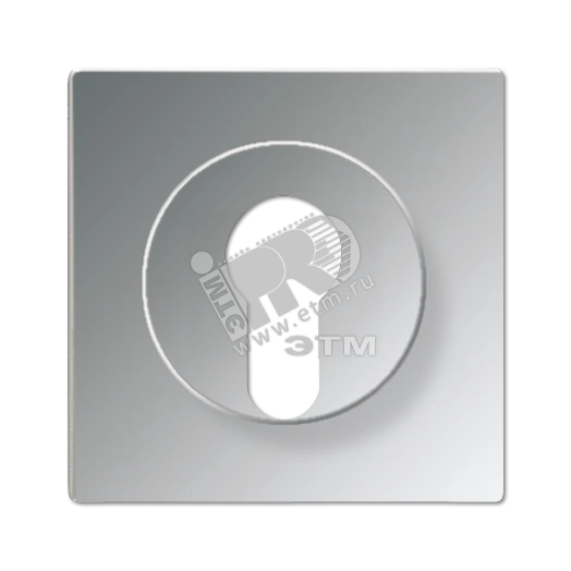 Крышка к выключателю для замочного механизма  полированный хром