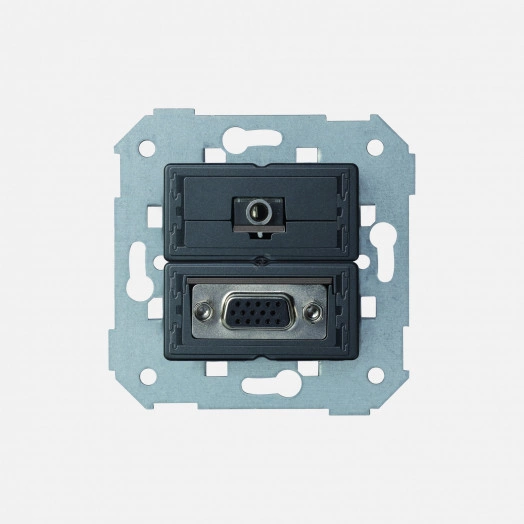 Коннектор VGA HD15, мама + мини-джек 3,5мм, S82, S82N, 82 Detail