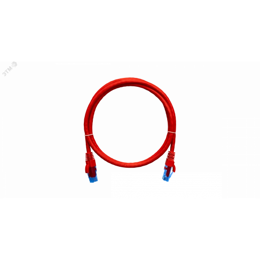 Патч-корд U/UTP 4 пары Cat 6 2хRJ45/8P8C T568B 7х0205мм LSZH красный 5м