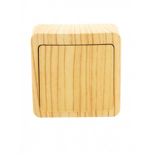 VIOLA Выключатель белёный дуб (12шт/144шт)