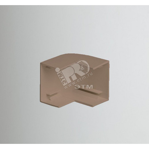 Угол внешний для РКК-100х60 и 100х40 разводной (коричневый)