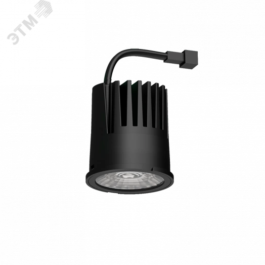 Светильник светодиодный ДВО-5Вт IP20 600Лм 4000К FLEX 50 черный 60 град.