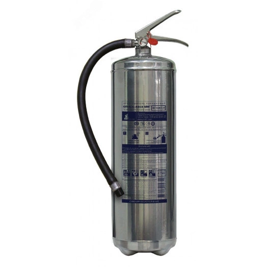 Огнетушитель порошковый ОП-6(з) МИГ  (4А, 144В, С, Е) нержавеющая сталь