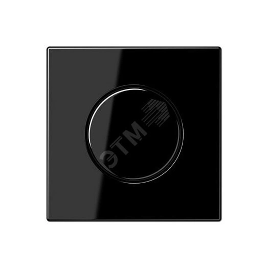 Накладка роторного диммера  Серия LS990  Материал- дуропласт  Цвет- черный